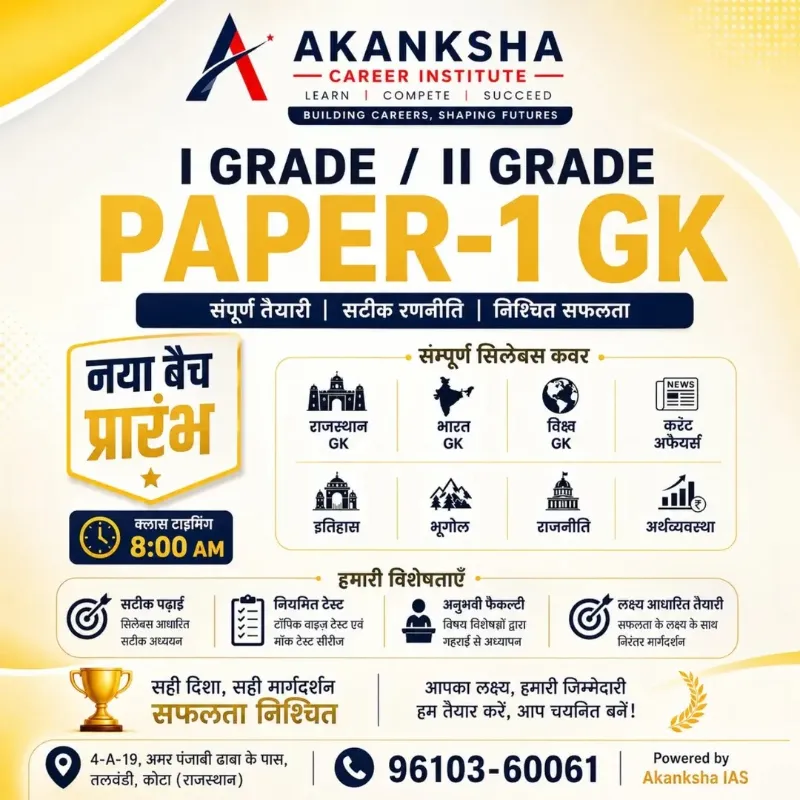 Akanksha IAS UPSC coaching in Kota