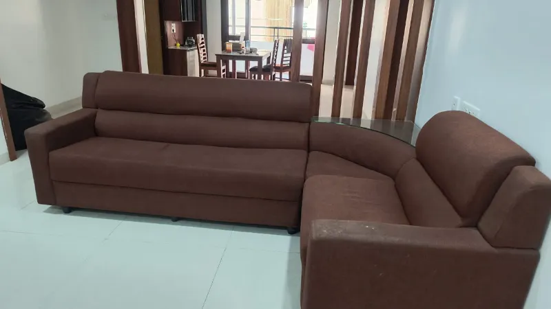 Good condition 5 seater L shape sofa 
