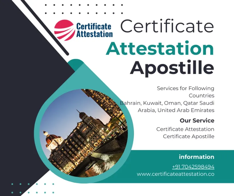 Certificate Attestation Services