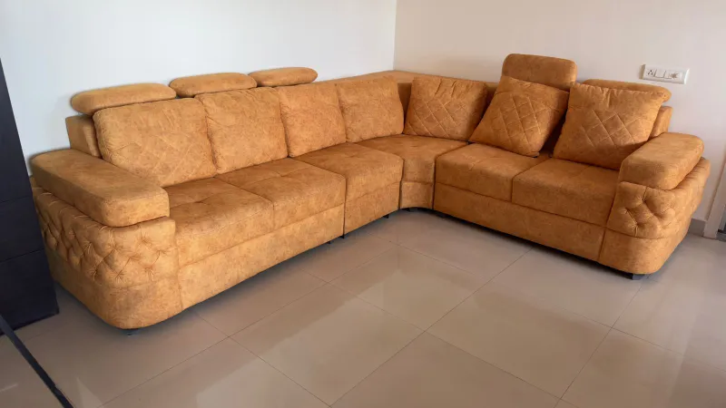 L-Shape 5 Seater Sofa Set – Excellent Condition