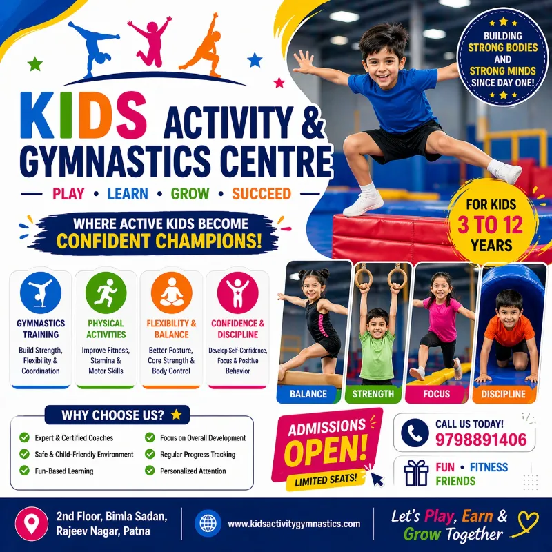 Best Kids Activity & Gymnastics Centre in Patna