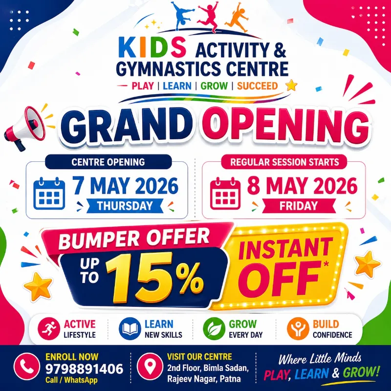 Best Kids Activity & Gymnastics Centre in Patna