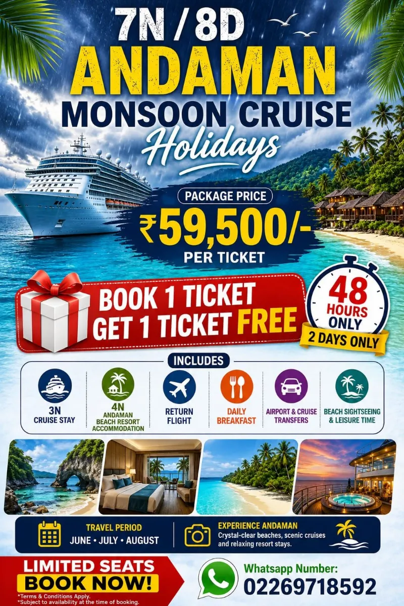 7N8D Andaman Cruise Holidays 