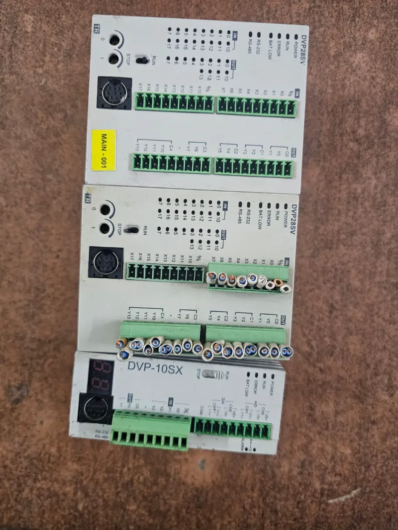 Used VFD , PLC and HMI 