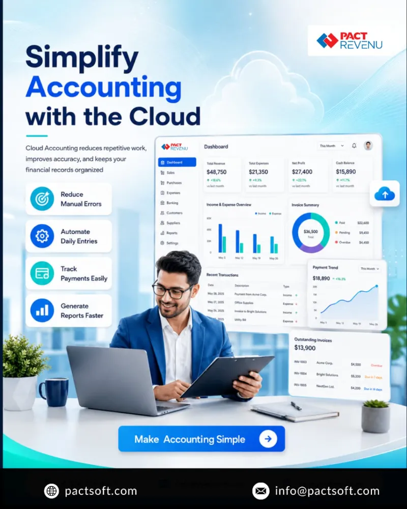 Cloud Accounting Software for Business Growth | PACT REVENU ERP