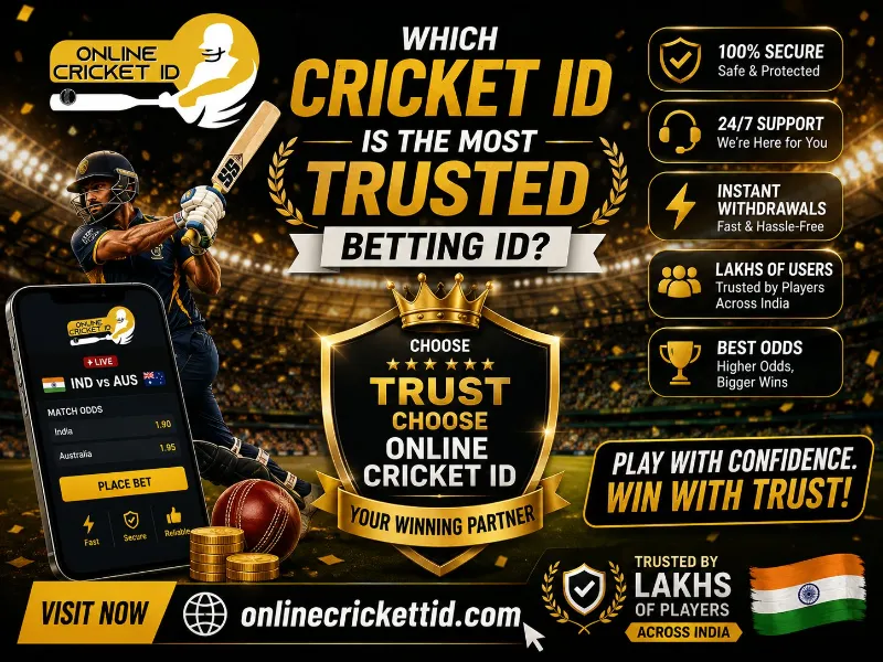 Online Cricket ID Is the Most Trusted Betting ID