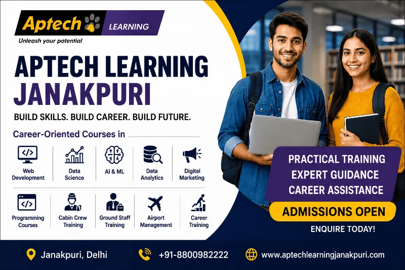 Aptech Learning Janakpuri – IT, Data Analytics & Career Courses - Others in South West Delhi