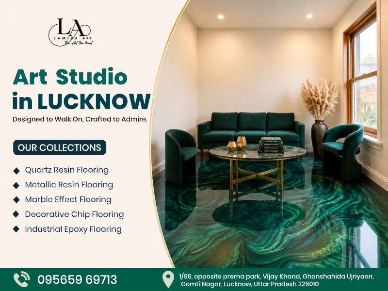 Art Studio in Lucknow Offering Stunning Resin Flooring Designs - Others in Lucknow for ₹0