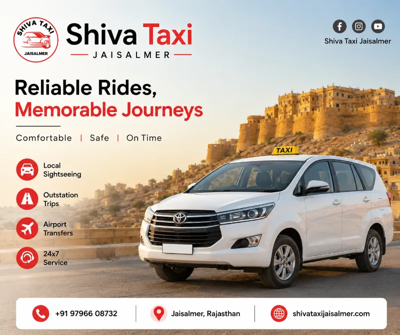 Taxi Service in Jaisalmer | Jaisalmer Taxi Booking