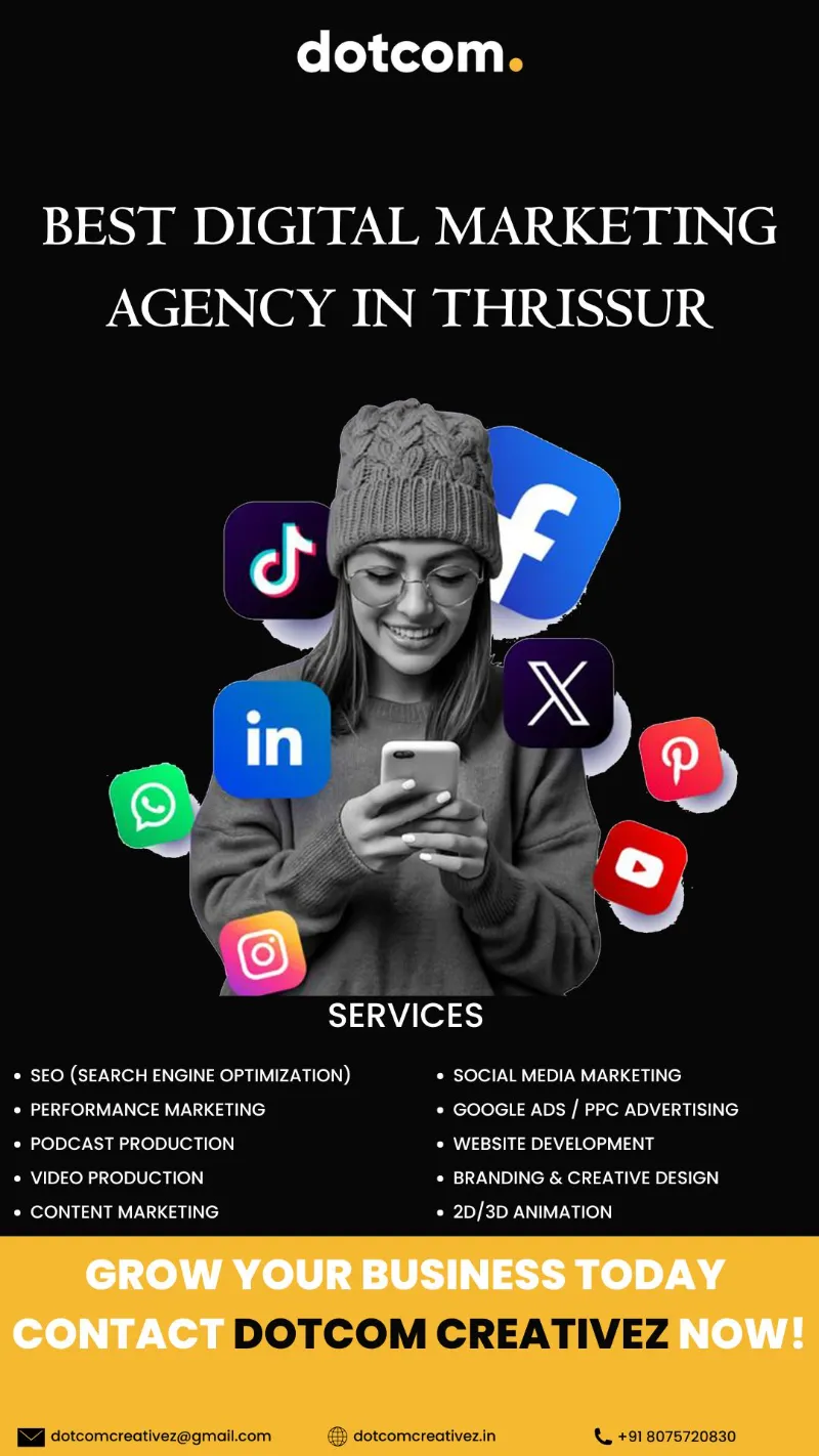 Best Digital Marketing Agency in Thrissur | SEO & Social Media Service