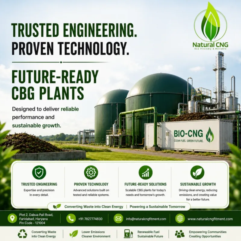 BIO CBG Plant Manufacturers in India