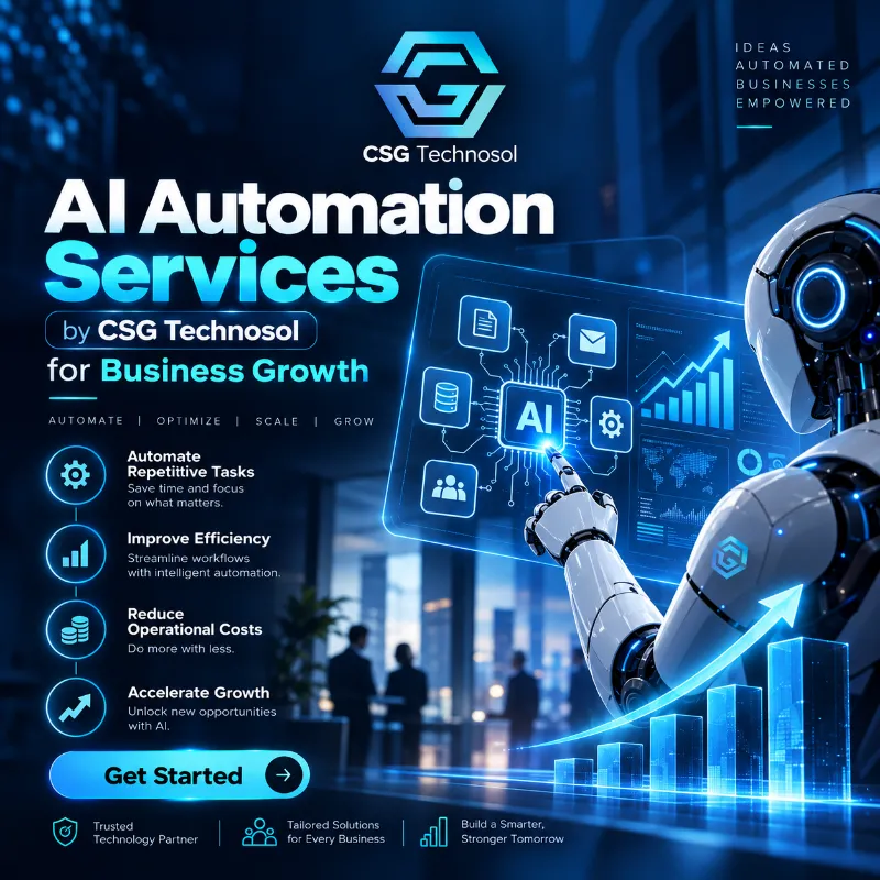 CSG Technosol – AI Automation Solutions for Modern Businesses - Others in Gautam Buddha Nagar for ₹0