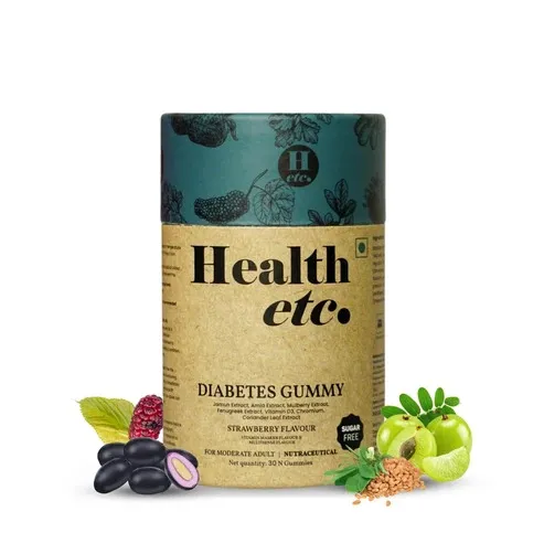Buy Diabetic Gummies for Blood Sugar Control | Healthetc - Medical And Health care in Madurai for ₹1079