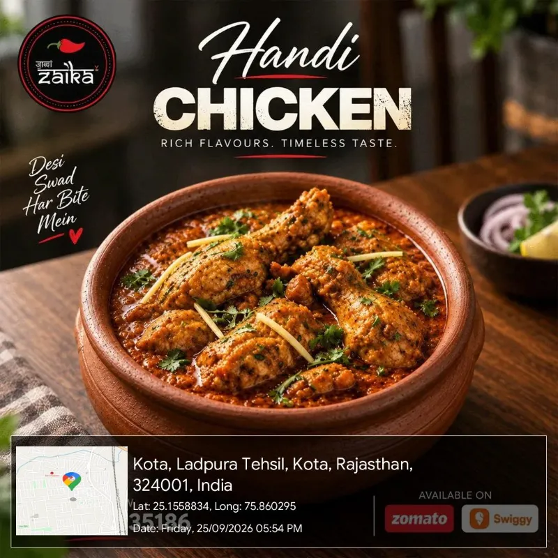 Aslii Zaika Non Veg best butter chicken in Kota