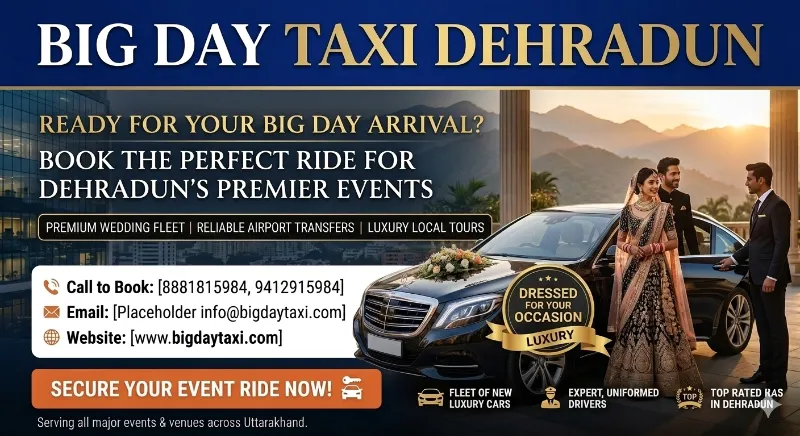 Big Day Travels Dehradun – Reliable Taxi Service | Local & Outstation 