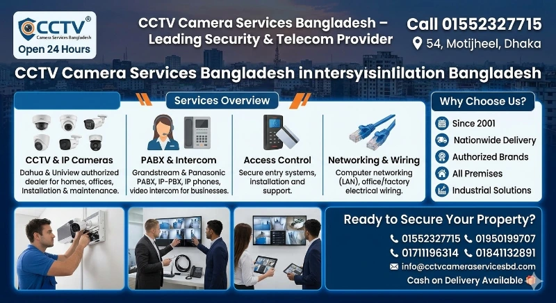 CCTV Camera Service Bangladesh Call 01711196314