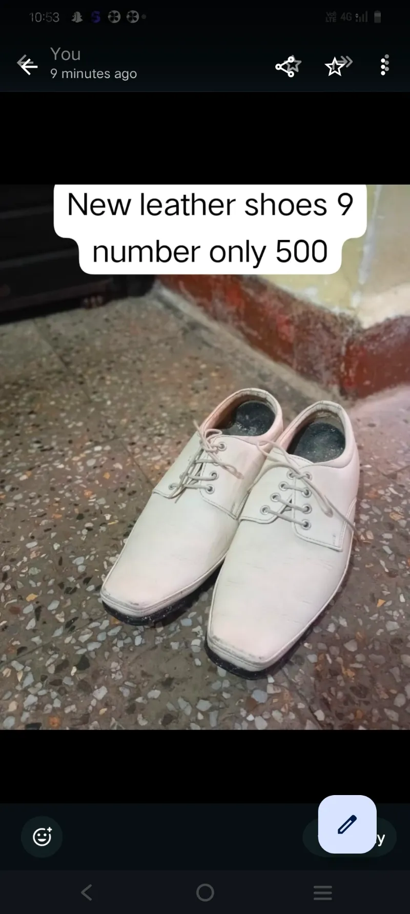 Leather shoes