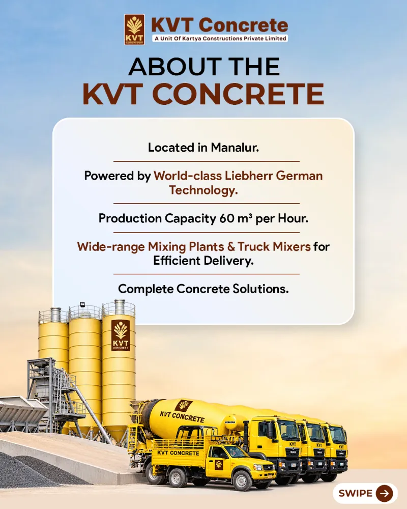 Where to Find the Best Ready Mix Concrete Supplier in Madurai