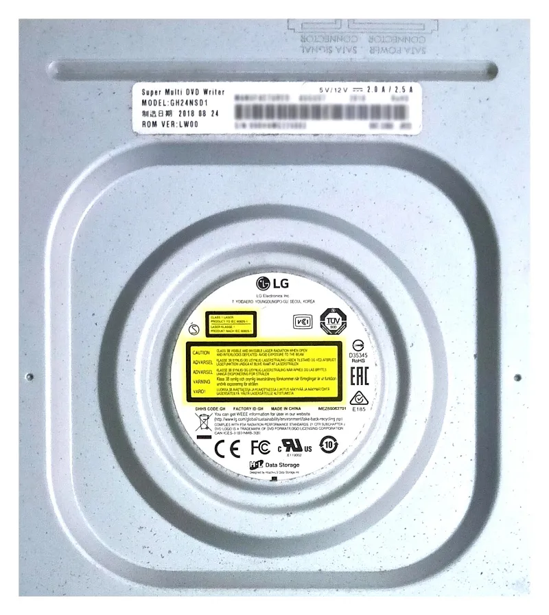 LG GH24NSD1 Internal Super Multi DVD CD Writer Optical Drive