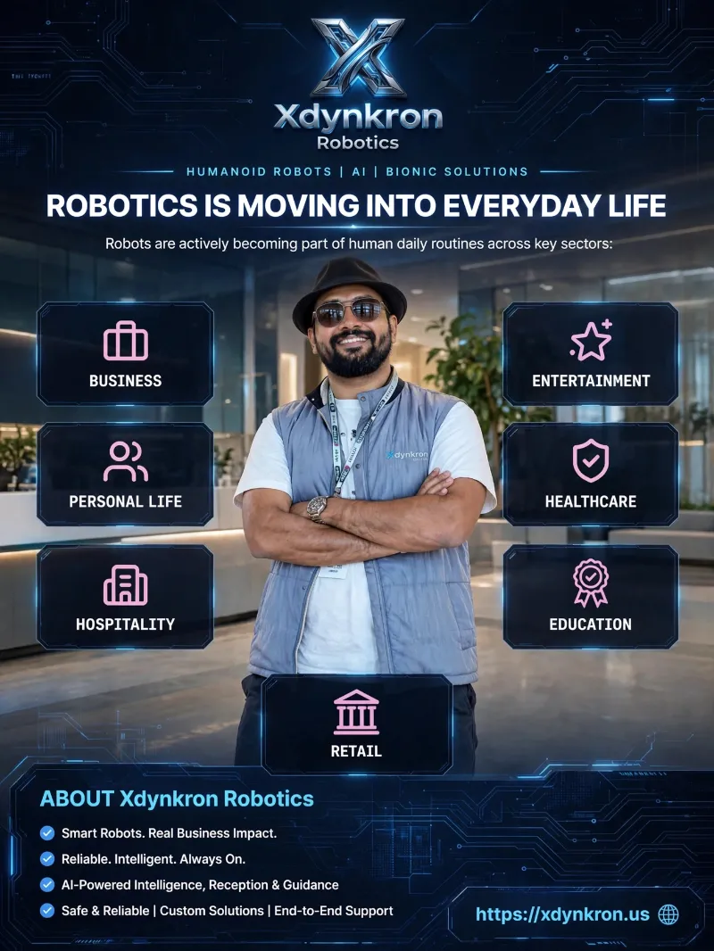 Xdynkron Robotics – Smart Robotics for a Smarter Future!  Discover innovative solutions in