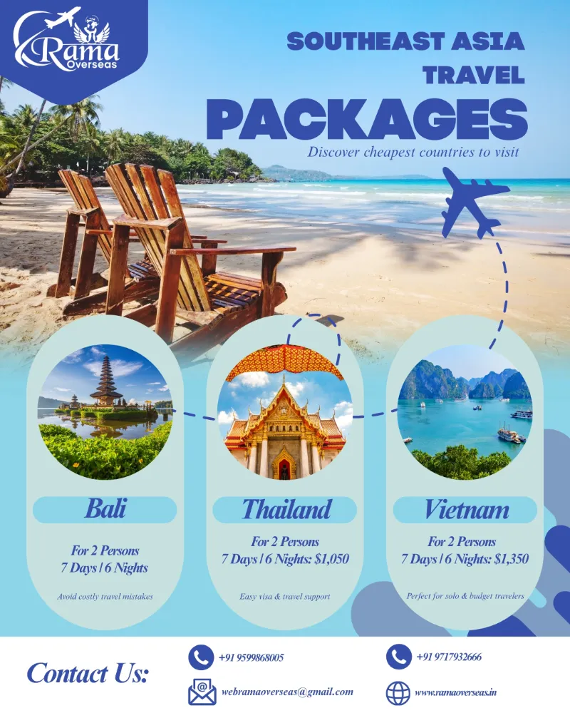 Affordable Southeast Asia Trip 2026 – Bali, Thailand & Vietnam