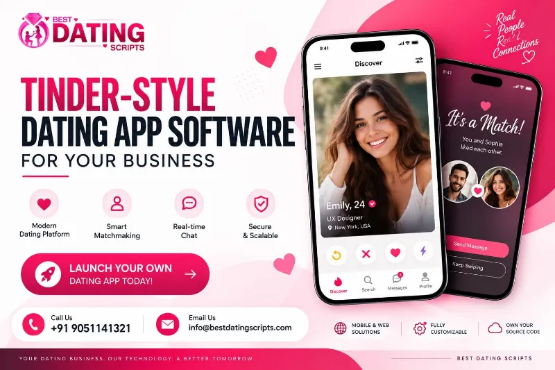 Ready-Made Dating App | Tinder-Like Matching & Chat Platform